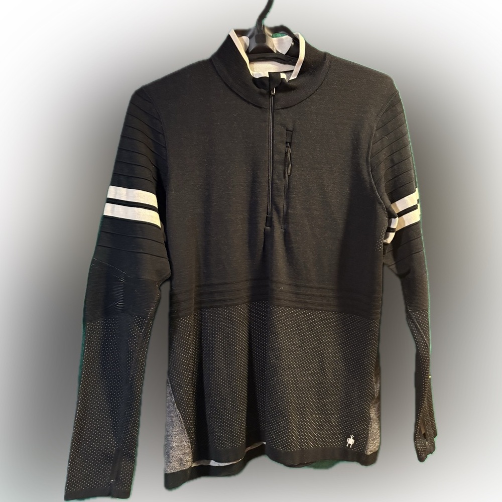 SMARTWOOL Intraknit Merino Tech Quarter-zip Pullover Womens XL